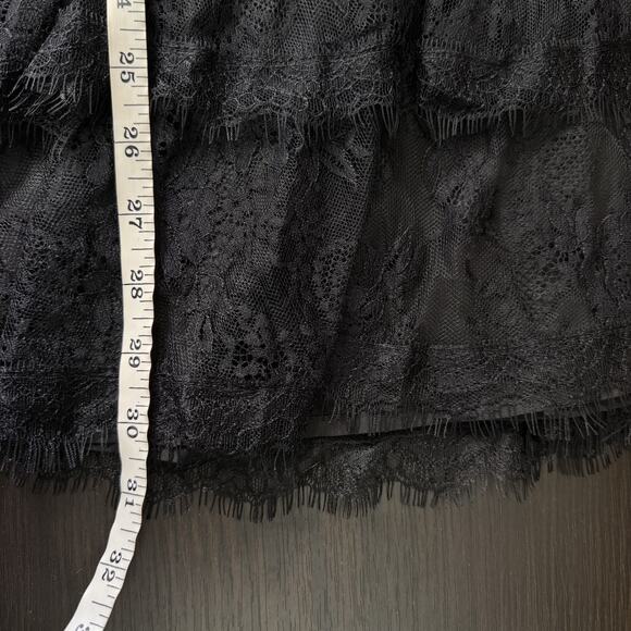 ASTR The Label Leilani Lace Bustier Mini Dress Womens XS Lace Black Whimsigoth - Picture 10 of 11